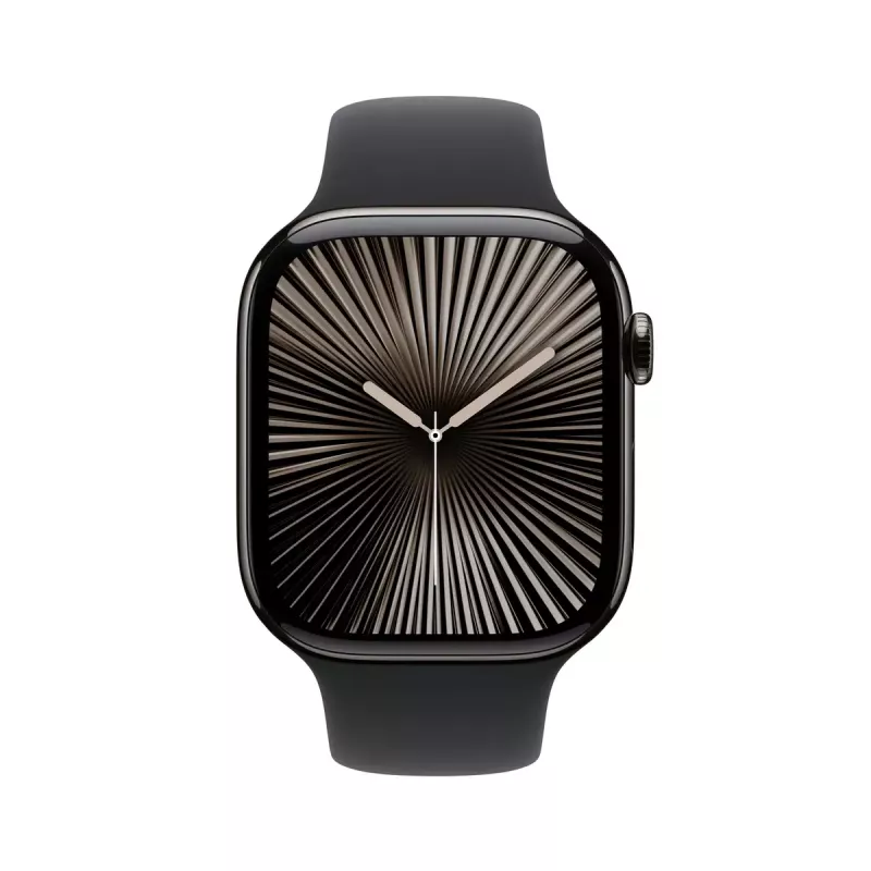 Smartwatch Apple Watch Series 10 GPS + Cellular 46mm leisteen-titanium behuizing zwart