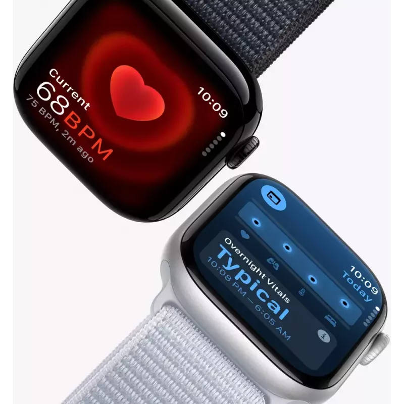 Smartwatch Apple Watch Series 10 GPS + Cellular 46mm leisteen-titanium behuizing zwart