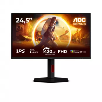 AOC G4 25G4KUR computermonitor 62,2 cm (24,5 inch) 1920 x 1080 pixels Full HD LED zwart, rood