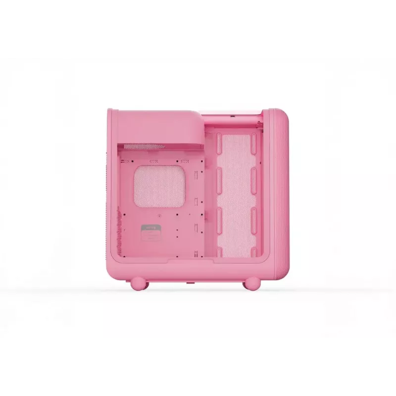 Mid-tower pc-behuizing HYTE X50 Strawberry Milk, model CS-HYTE-X50G-SM