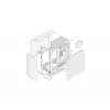 Mid-tower-pc-behuizing HYTE X50 AIR Snow White – compacte airflow-chassis