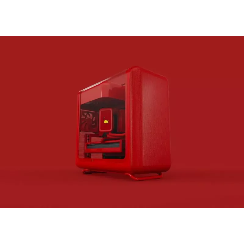 Mid-tower pc-behuizing HYTE X50 (Cherry) — HYTE X50 MID-TOWER-BEHUZING CHERRY