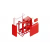 Mid-tower pc-behuizing HYTE X50 (Cherry) — HYTE X50 MID-TOWER-BEHUZING CHERRY