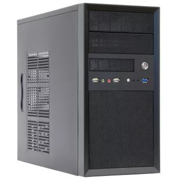 Chieftec CT-01B-OP computerbehuizing mini tower zwart