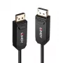 Lindy 10m Hybride glasvezelkabel DP 2.0 UHBR10, 10 m, DisplayPort, DisplayPort, male, male, 7680 x 4320 pixels