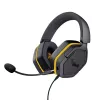 Bedrade gaming-headset TRUST 25784 met hoofdband, 20–20.000 Hz, 1,2 m kabel, zwart/geel