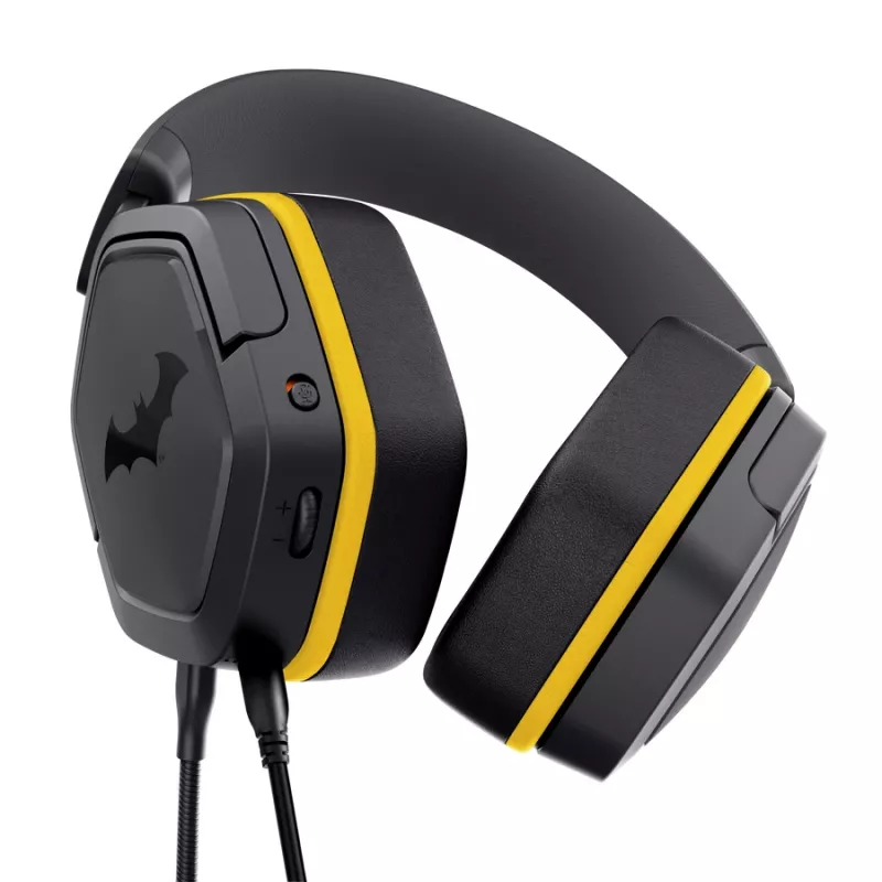 Bedrade gaming-headset TRUST 25784 met hoofdband, 20–20.000 Hz, 1,2 m kabel, zwart/geel