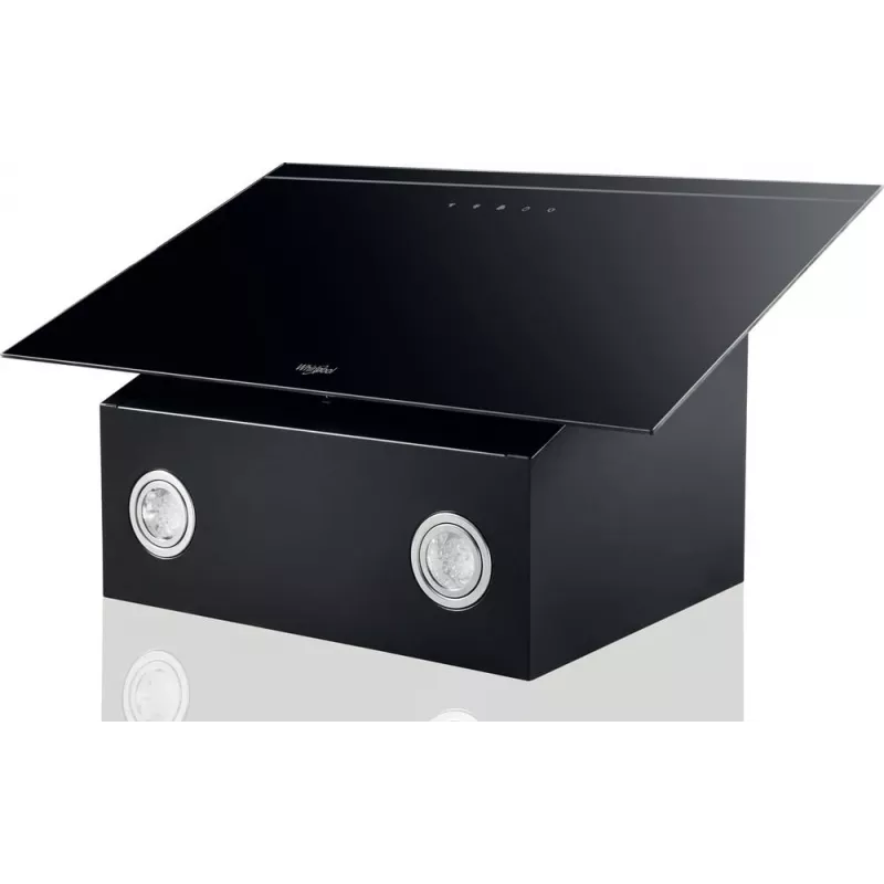 Whirlpool AKR 62F LT K wandmontage zwart 650 m³/h