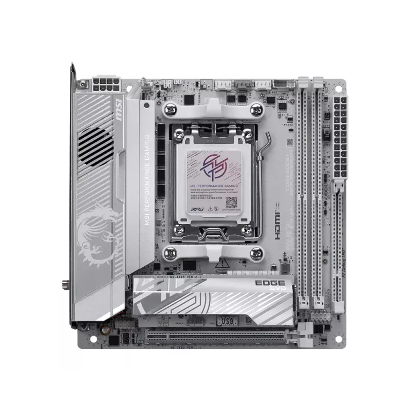 MSI MPG X870I EDGE TI EVO WIFI moederbord AMD X870 socket AM5 mini ATX