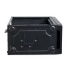 Akyga AK35BK Micro-ATX-pc-behuizing, Micro ATX / Flex ATX / Mini ITX, 2x USB 2.0, zonder voeding, zwart