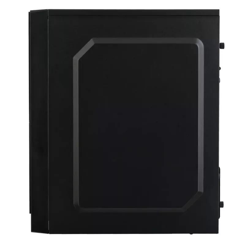 Akyga AK35BK Micro-ATX-pc-behuizing, Micro ATX / Flex ATX / Mini ITX, 2x USB 2.0, zonder voeding, zwart