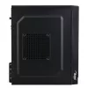 Akyga AK35BK Micro-ATX-pc-behuizing, Micro ATX / Flex ATX / Mini ITX, 2x USB 2.0, zonder voeding, zwart