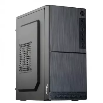 Akyga AK35BK Micro-ATX-pc-behuizing, Micro ATX / Flex ATX / Mini ITX, 2x USB 2.0, zonder voeding, zwart
