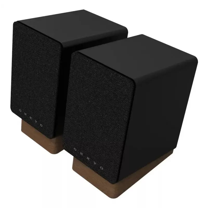 Onkyo GX-10DB 2-weg 2.0 luidspreker, bedraad & draadloos, 30 W RMS, zwart