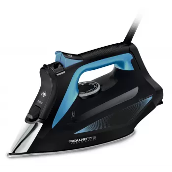 Rowenta DW5310 stoomstrijkijzer Microsteam 400 HD laserstrijkzool 2700 W zwart, blauw