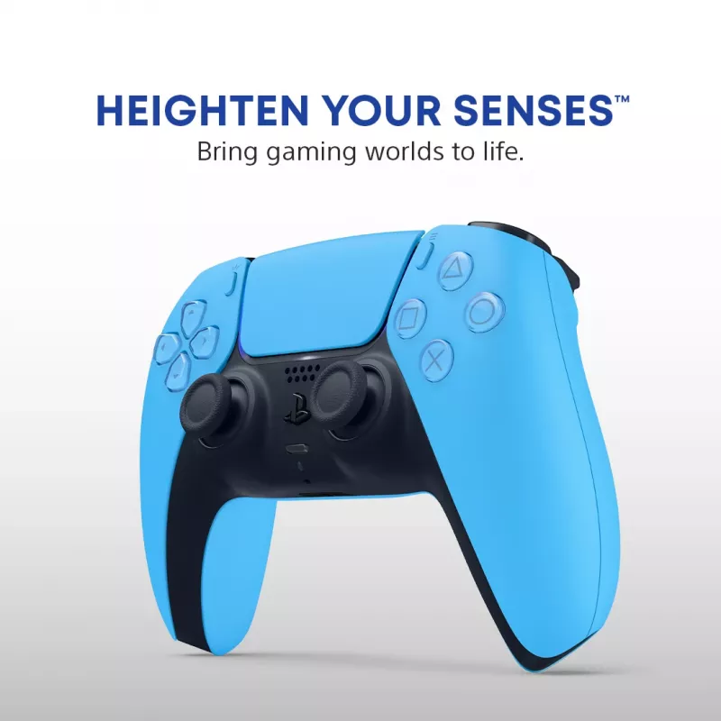 Gamepad Sony DualSense v3 Blauw — Bluetooth/USB, USB-C, ingebouwde accu, compatibel met PlayStation 5