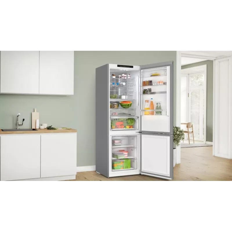 Bosch Serie 6 KGN49LBCF Koel-vriescombinatie Vrijstaand 440 L Zwart