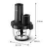 Philips 5000 Serie HR1507/00 elektrische hakmolen 2 L 650 W zwart