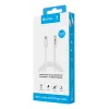 Sandberg USB-C>MicroUSB oplaadkabel 1m, 1 m, USB C, Micro-USB B, wit