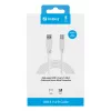 Sandberg USB 3.0 A-B-kabel 1,8 m, 1,8 m, USB A, USB B, USB 3.2 Gen 1 (3.1 Gen 1), 5 Gbit/s, wit