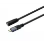 VivoLink USB-C male-naar-female kabel 0,3 m, USB 3.2 20 Gbps