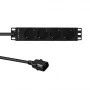 Rack-PDU Lanview LVR-2MSCH-SCH-C13-4 – Lanview stroomverdeeleenheid model LVR-2MSCH-SCH-C13-4