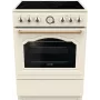 Gorenje GECS6B70CLI vrijstaand fornuis glaskeramische kookplaat beige