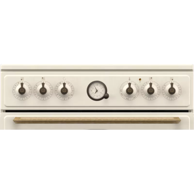Gorenje GECS6B70CLI vrijstaand fornuis glaskeramische kookplaat beige