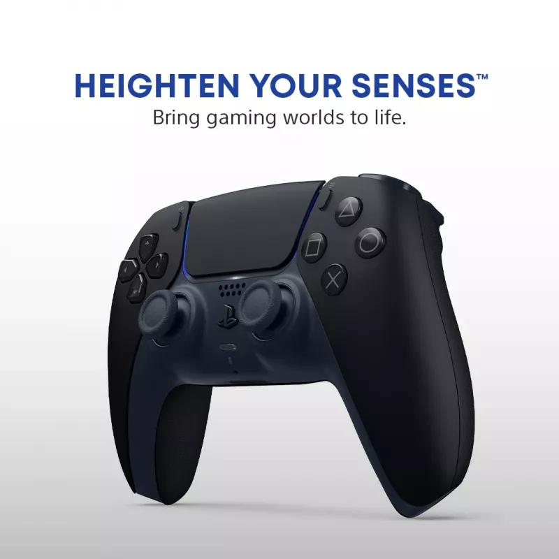 Gamepad Sony DualSense v3 zwart — Bluetooth/USB, PS5, ingebouwde accu, USB-C, bedraad & draadloos