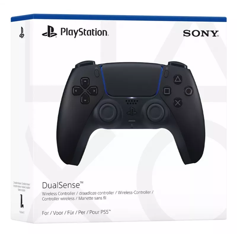 Gamepad Sony DualSense v3 zwart — Bluetooth/USB, PS5, ingebouwde accu, USB-C, bedraad & draadloos