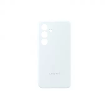 Smartphone-siliconehoesje Samsung Galaxy S24 – wit, voor 6,2-inch schermen