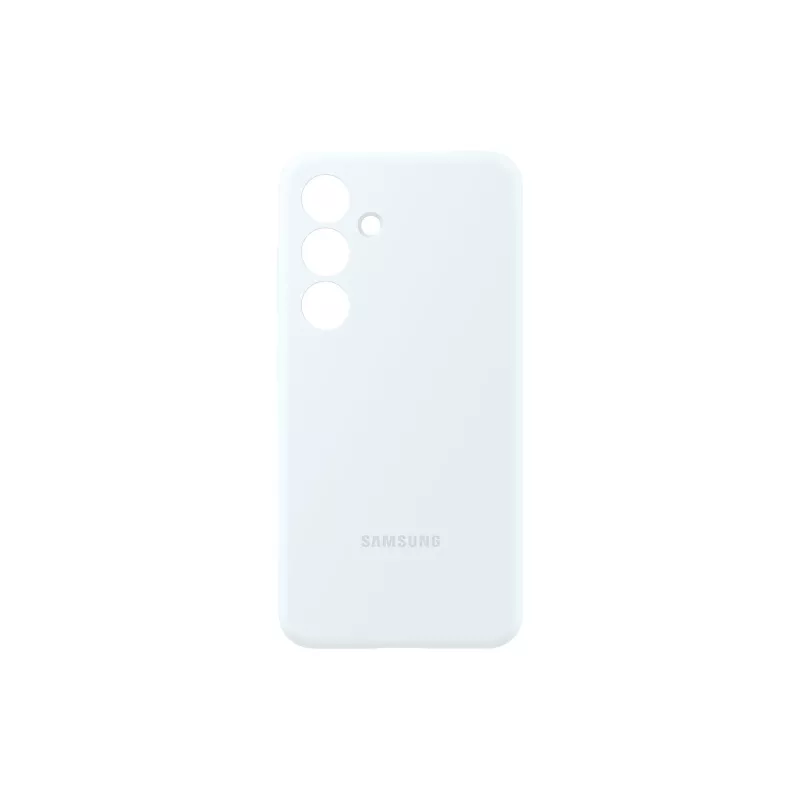 Smartphone-siliconehoesje Samsung Galaxy S24 – wit, voor 6,2-inch schermen