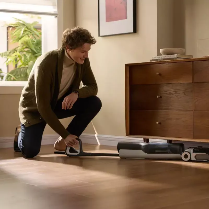 Roborock F25 ACE elektrische wismop accu droog zwart, wit 4 Ah