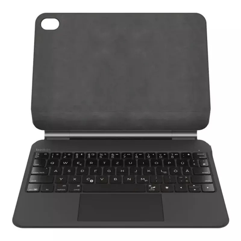 Toetsenbord Belkin BBZ002de-V3 QWERTZ Duits Bluetooth zwart touchpad