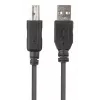 USB 2.0-kabel LANBERG CA-USBA-15CU-0030-BK, USB A naar USB B, 3 m, zwart