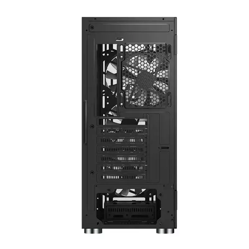 Pc-behuizing Montech X3 GLASS Midi Tower zwart