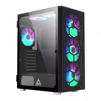 Pc-behuizing Montech X3 GLASS Midi Tower zwart
