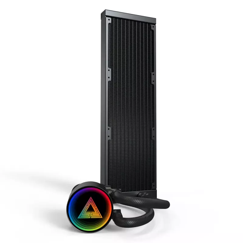 Montech LightFlow ARGB 360 processor all-in-one vloeistofkoeler 12 cm zwart 1 st.