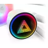 Montech LightFlow ARGB 360 processor all-in-one vloeistofkoeler 12 cm zwart 1 st.