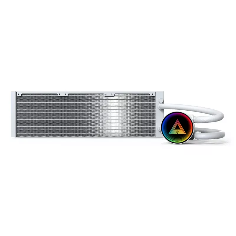 Montech LightFlow ARGB 360 processor all-in-one waterkoeling 12 cm wit 1 st.