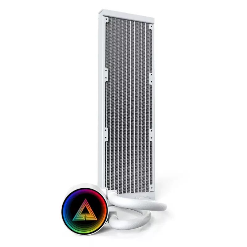 Montech LightFlow ARGB 360 processor all-in-one waterkoeling 12 cm wit 1 st.