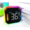 Montech HyperFlow Digital 240 processor all-in-one vloeistofkoeler 12 cm zwart 1 st.