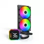 Montech HyperFlow Digital 240 processor all-in-one vloeistofkoeler 12 cm zwart 1 st.