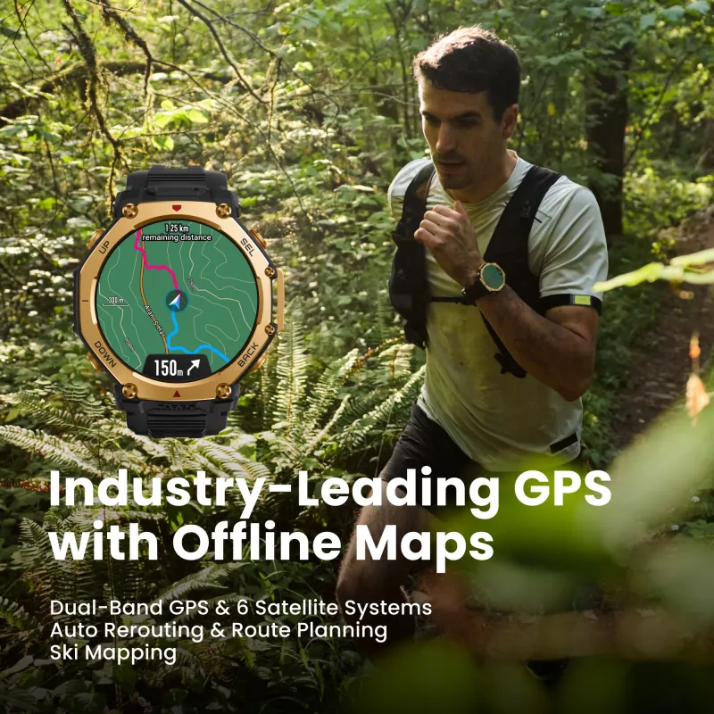 Smartwatch Amazfit T-Rex 3 Pro AMOLED 1,5 inch GPS Wi-Fi 700 mAh