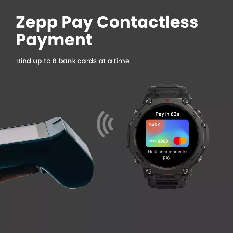 Smartwatch Amazfit T-Rex 3 Pro AMOLED 1,5 inch GPS Wi-Fi 700 mAh