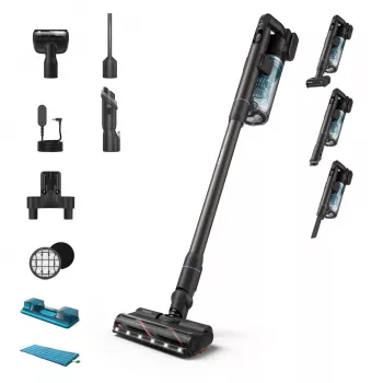 Philips XC7163/01 steelstofzuiger/elektrische bezem 2-in-1 steelstofzuiger accu nat & droog zakloos 0,6 l blauw