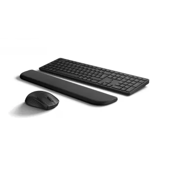 Toetsenbord- en muisset HP Multi-Device USB/Bluetooth PR585C met polssteun, zwart, muis inbegrepen