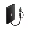 Lindy 43430 Videokabel-adapter 0,11 m USB Type-C 2 x HDMI zwart