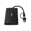 Lindy 43430 Videokabel-adapter 0,11 m USB Type-C 2 x HDMI zwart