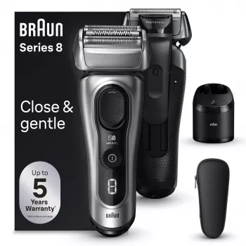 Elektrisch scheerapparaat BRAUN Series 8 8567cc Systeem nat & droog met reinigings- en oplaadstation